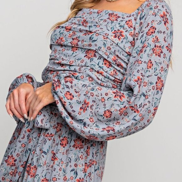 THE SHYANNA  PRINTED RAYON GAUZE CROP TOP  NWT - Picture 7 of 8